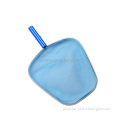 Deluxe Heavy Duty Leaf Skimmer with Aluminum Frame and Blue Aluminum Handle - Plastic Coated